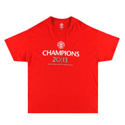 2013 Manchester United Champions Grafik-T-Shirt XL