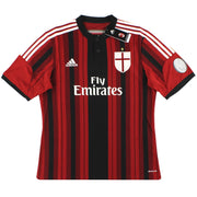 2014-15 AC Mailand adidas Heimtrikot Europa *BNIB* XS