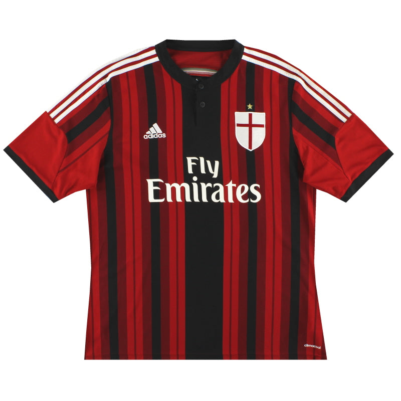 2014-15 AC Mailand adidas Heimtrikot M