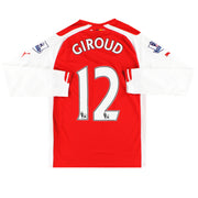 2014-15 Arsenal Puma Heimtrikot Giroud #12 Langarm S