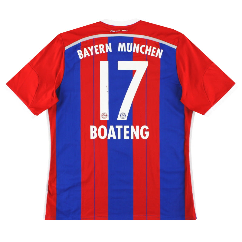 2014-15 Bayern München adidas Heimtrikot Boateng #17 XL