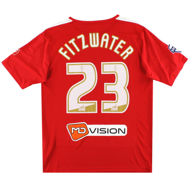 2014-15 Chesterfield Puma Player Issue Auswärtstrikot Fitzwater #23 M