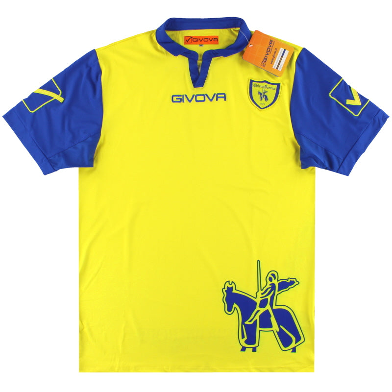 2014-15 Chievo Verona Givova Heimtrikot *Neu mit Etiketten* S