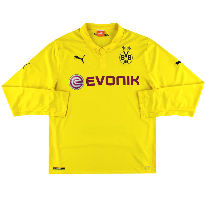 2014-15 Dortmund Puma Champions League Trikot Langarm *Neuwertig* L