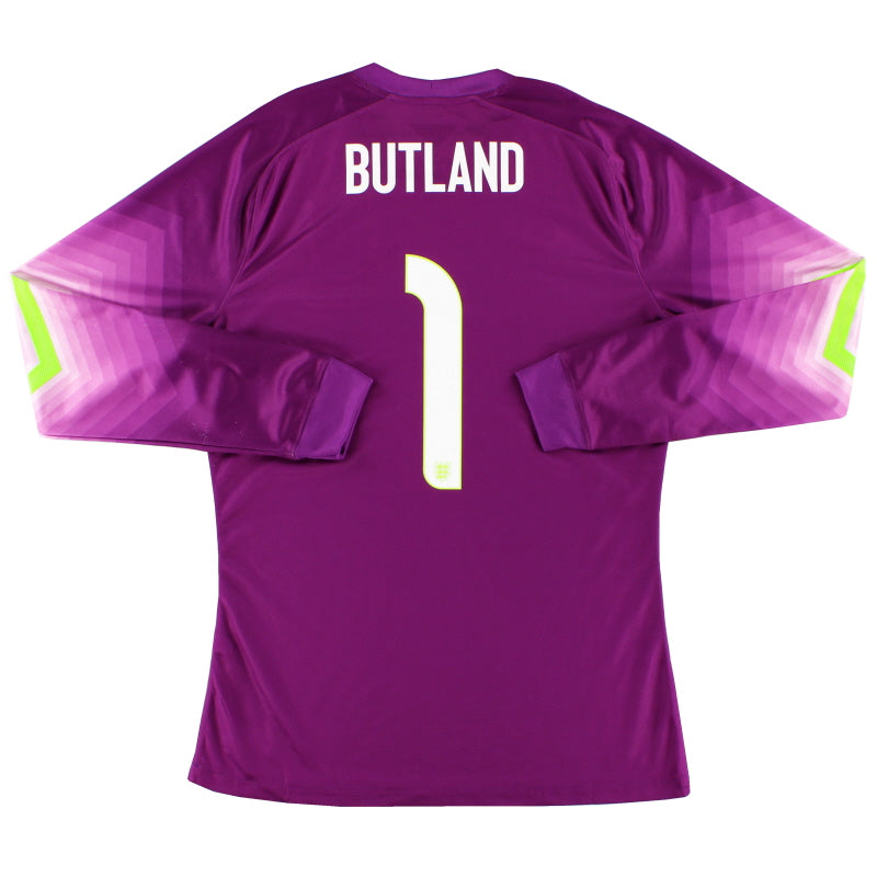 2014-15 England Torwart Trikot Spielerversion Butland #1 L
