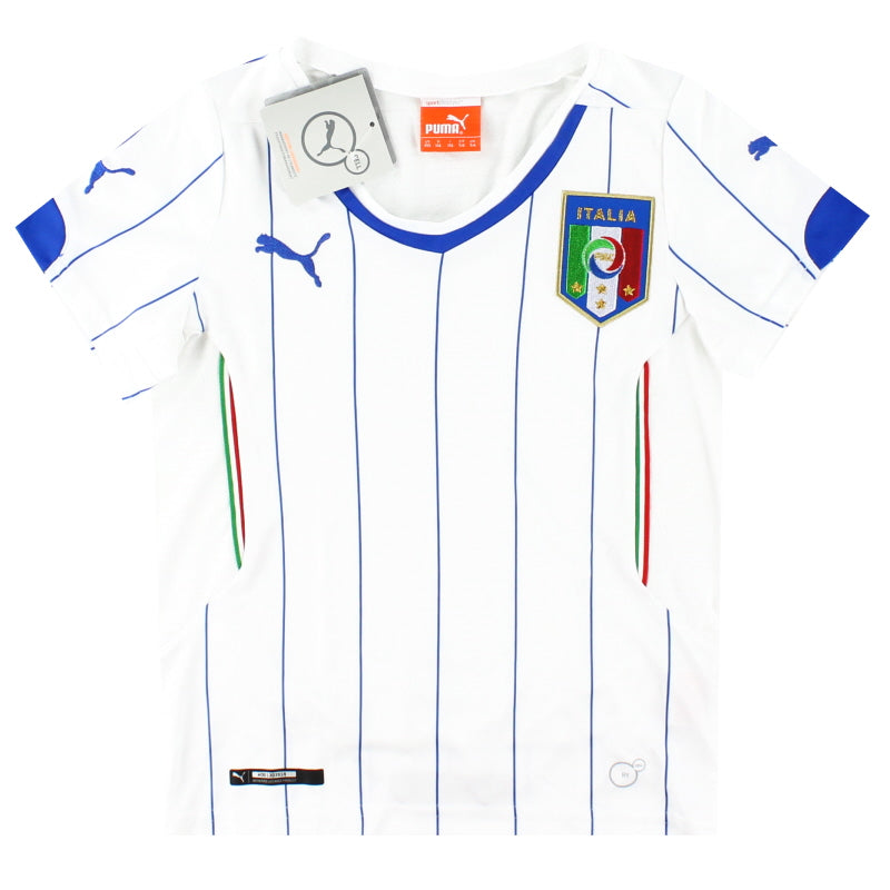 2014-15 Italien Puma Auswärtstrikot *Neu mit Etikett* XS.Jungen