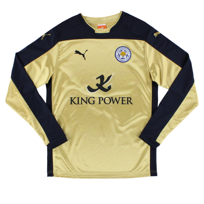 2014-15 Leicester Puma Auswärtstrikot Langarm XXXL