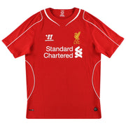 2014-15 Liverpool Warrior Heimtrikot S