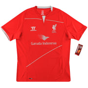 2014-15 Liverpool Warrior Trainingsshirt *NEU* L