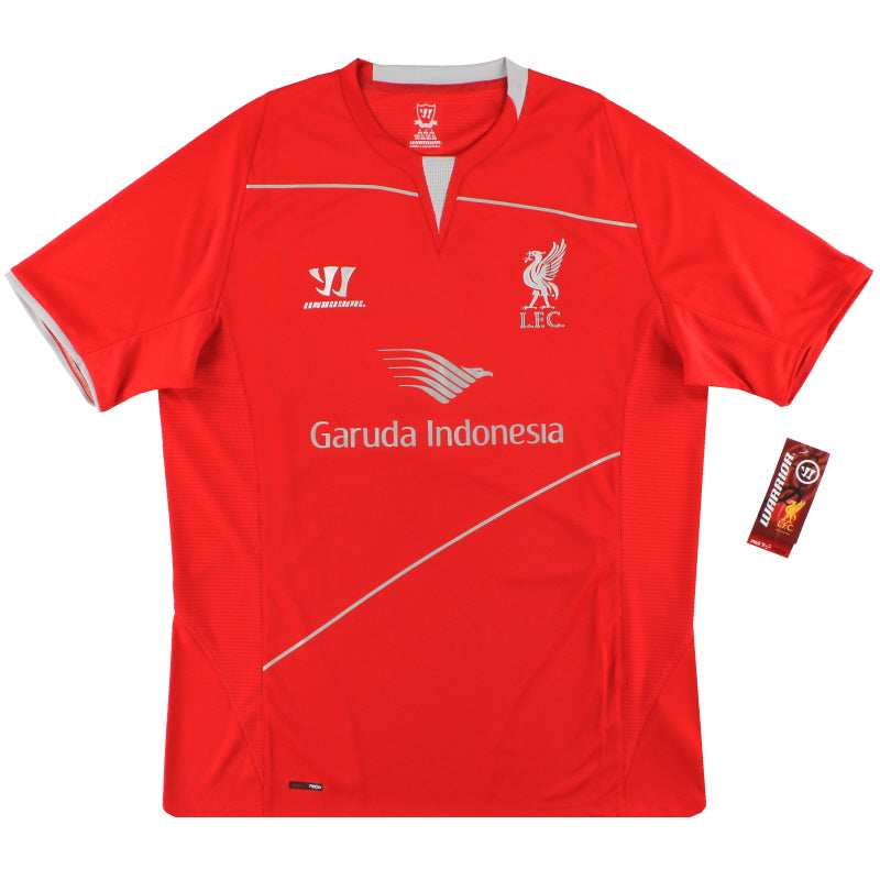2014-15 Liverpool Warrior Trainingsshirt *NEU* L