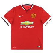 2014-15 Manchester United Nike Heimtrikot L