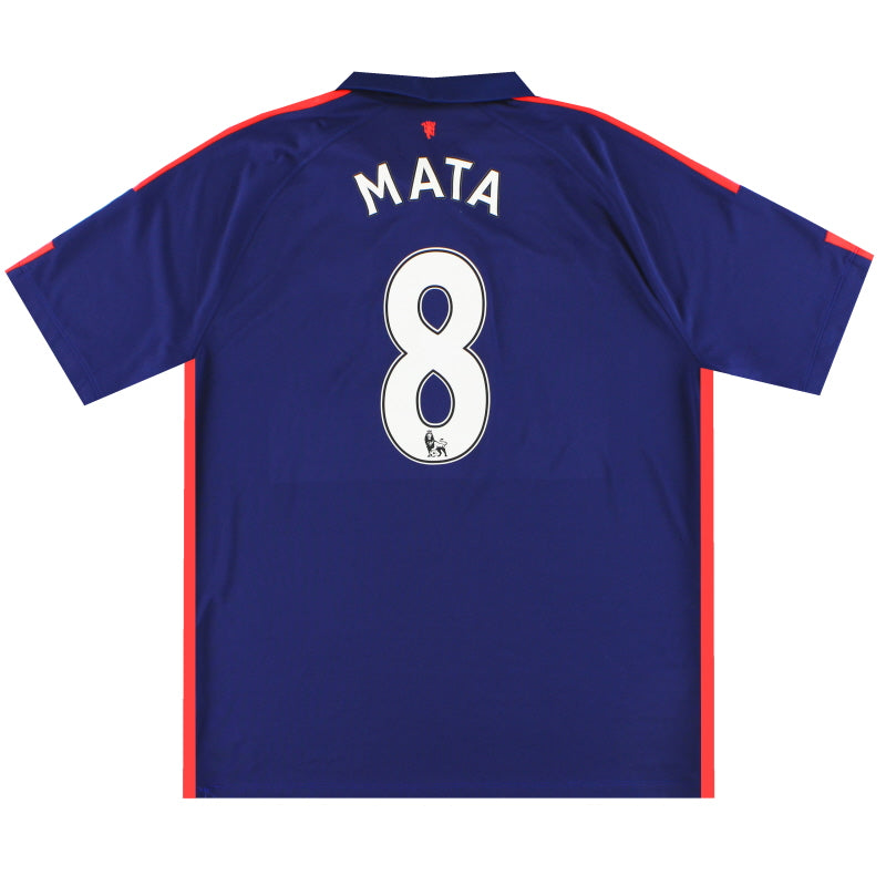 2014-15 Manchester United Nike Auswärtstrikot Mata #8 XL
