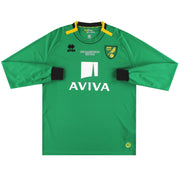 2014-15 Norwich City Errea 'Play-Off' Torwarttrikot Langarm 4XL