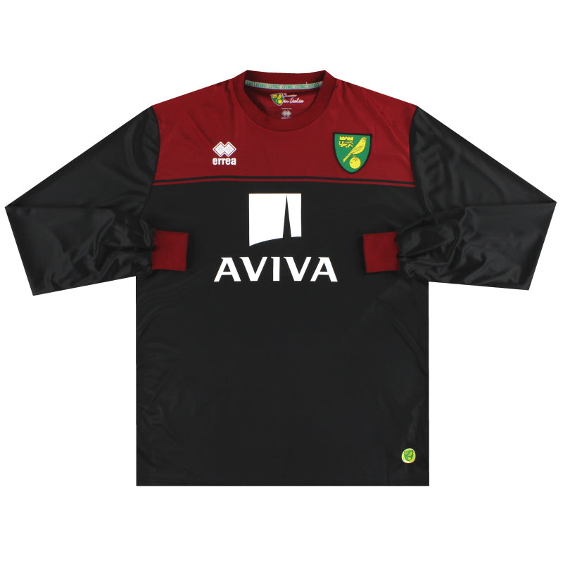 2014-15 Norwich City Errea Auswärtstrikot L/S XXXL