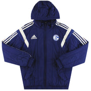 2014-15 Schalke adidas Wattierte Jacke S