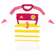 2014-15 Schottland adidas Player Issue adizero Auswärtstrikot Langarm *Neuwertig*