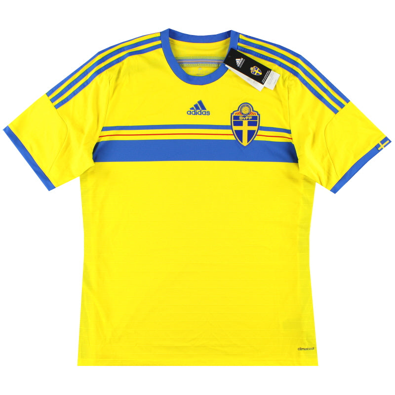 2014-15 Schweden adidas Heimtrikot *mit Etikett* XL