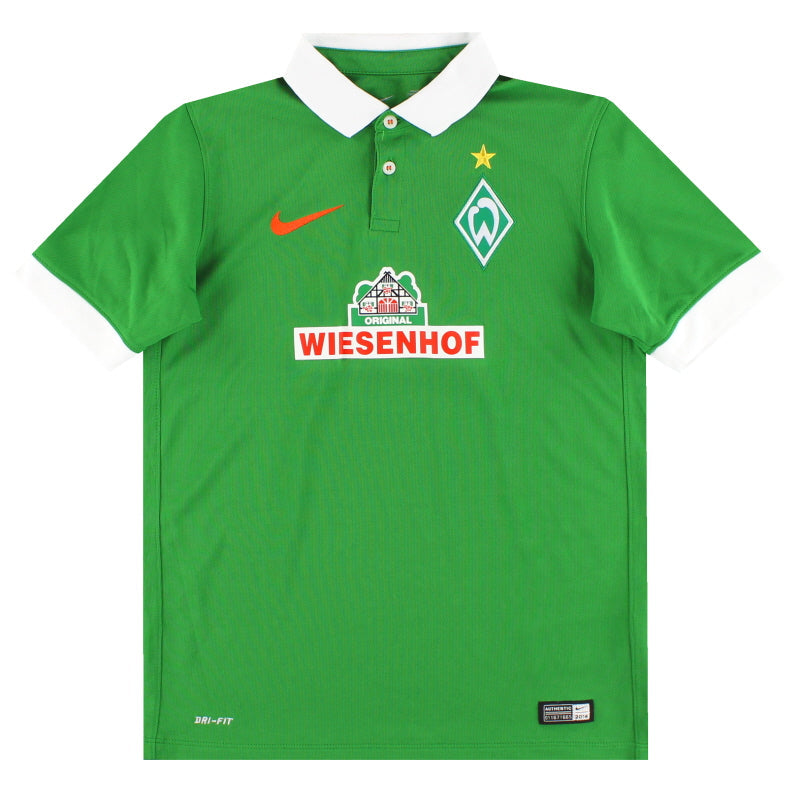 2014-15 Werder Bremen Nike Heimtrikot Gr. L (Kinder)