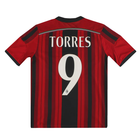 2014-15 AC Milan adidas Home Shirt Torres #9 XL.Boys