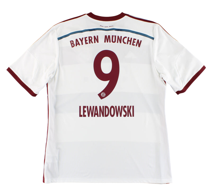2014-15 Bayern Munich adidas Away Shirt Lewandowski #9 XL