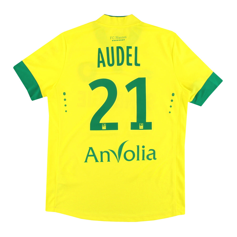 2014-15 FC Nantes Macron Spieler-Heimtrikot Audel #21 M