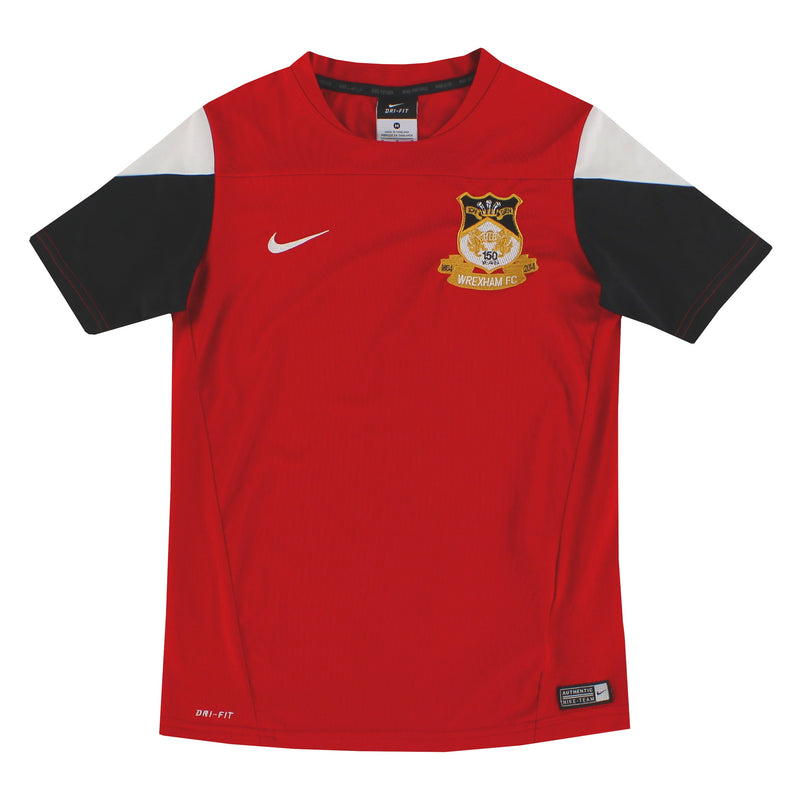 2014-15 Wrexham '150th Anniversary' Nike Training Shirt M.Boys