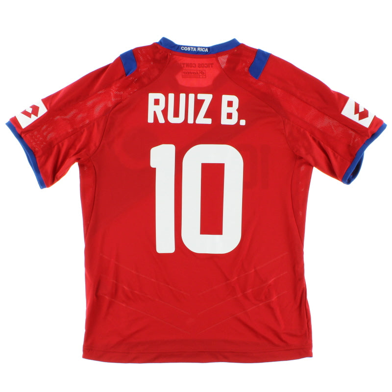 2014 Costa Rica Heimtrikot Ruiz B. #10 *m. Etiketten* S
