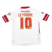 2014/15 Cardiff City Le Fondre #10 *Matchworn + signiert* Drittes Trikot (M) Cosway Sports