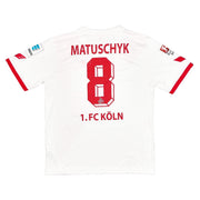 2014/15 1. FC Köln Matuszczyk #8 *Match Issued + Signiert* Heimtrikot (XL) Erima