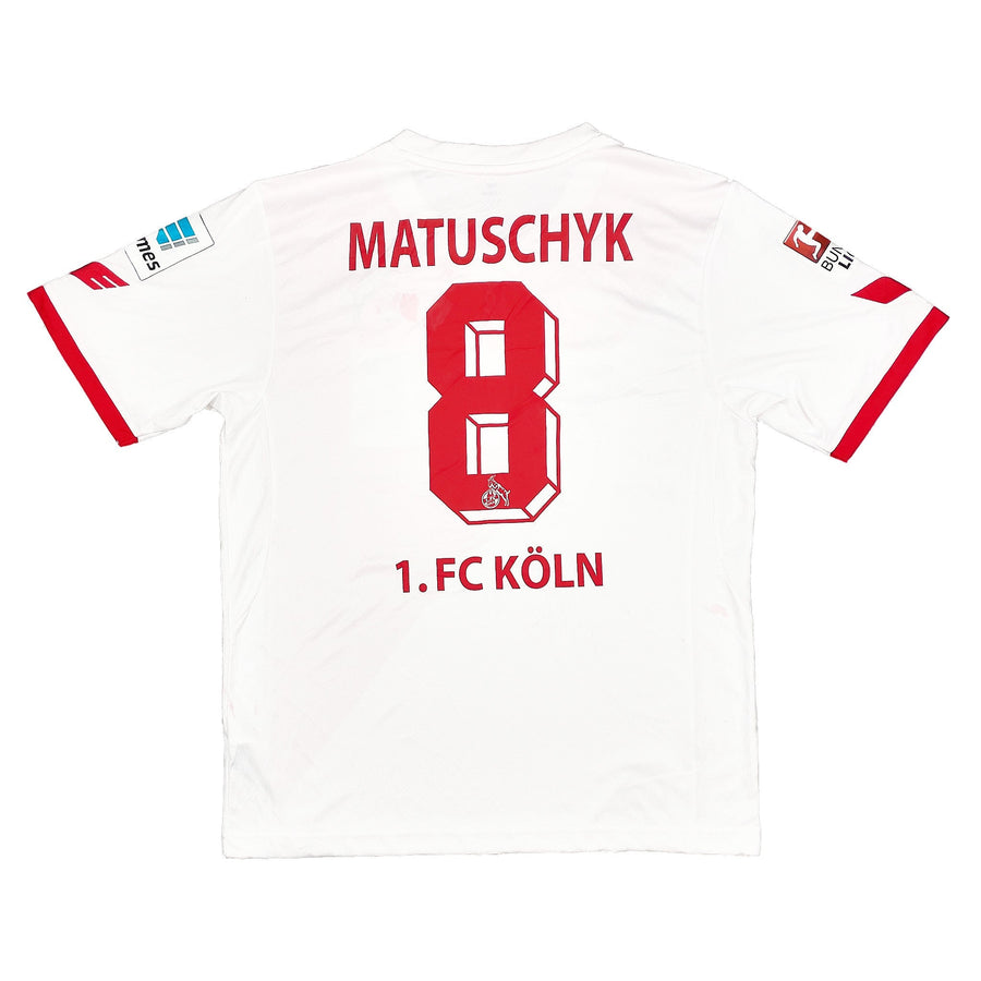 2014/15 1. FC Köln Matuszczyk #8 *Match Issued + Signiert* Heimtrikot (XL) Erima