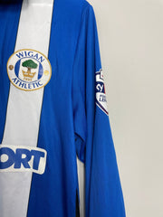 2014/15 Wigan Mclean #11 *Match Issue* Langarm-Heimtrikot (M) Mi-Fit