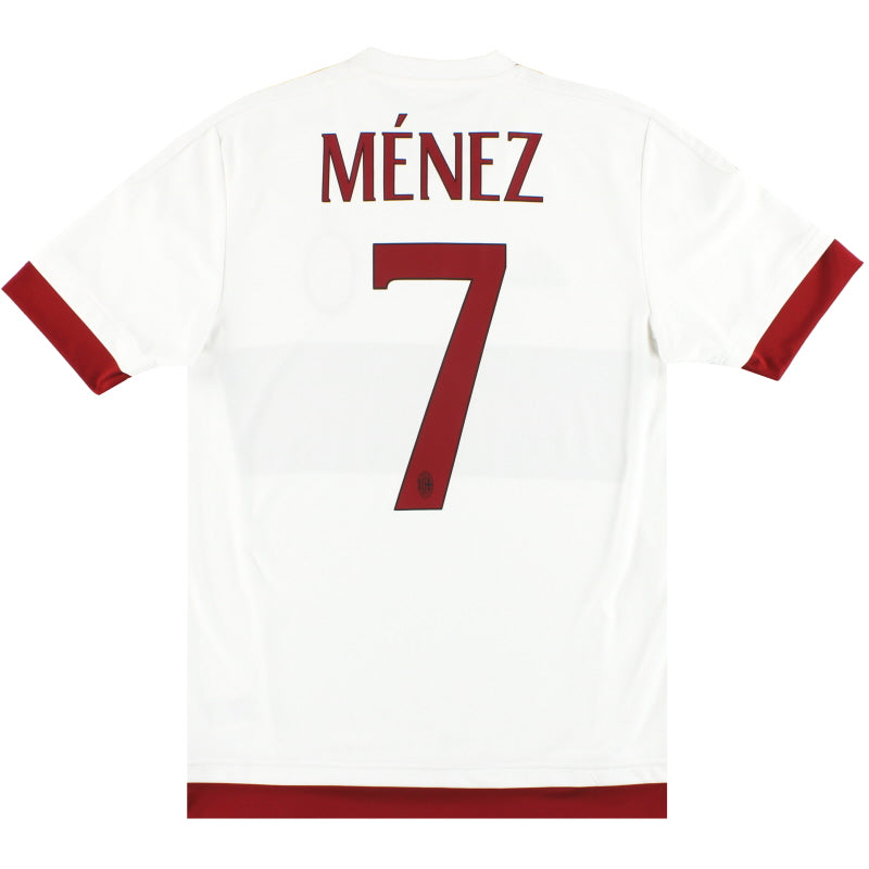 2015-16 AC Mailand adidas Auswärtstrikot Menez #7 S