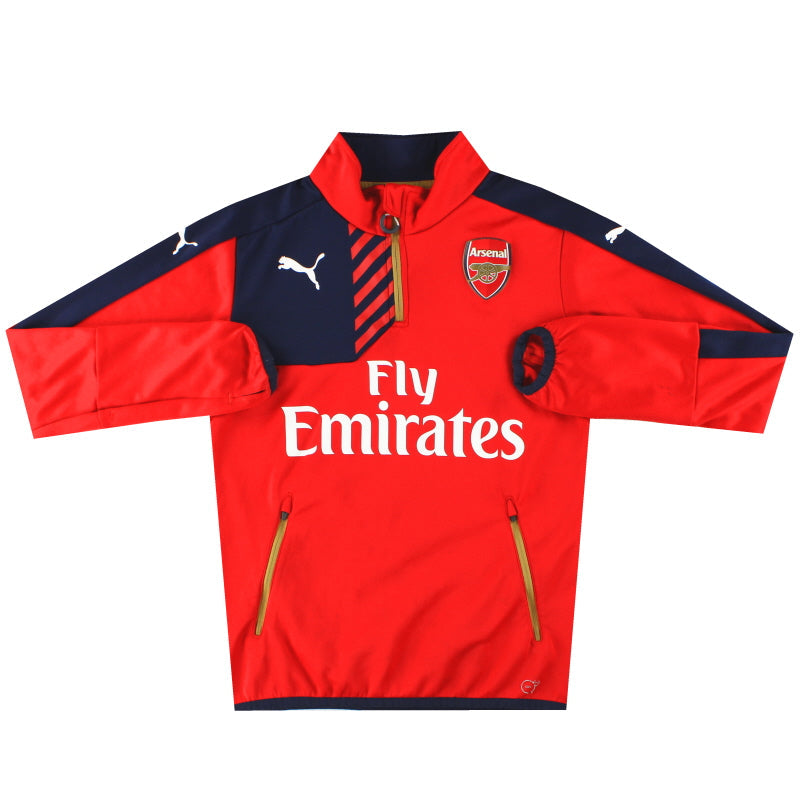 2015-16 Arsenal Puma 1/4 Reißverschluss Trainingsoberteil S