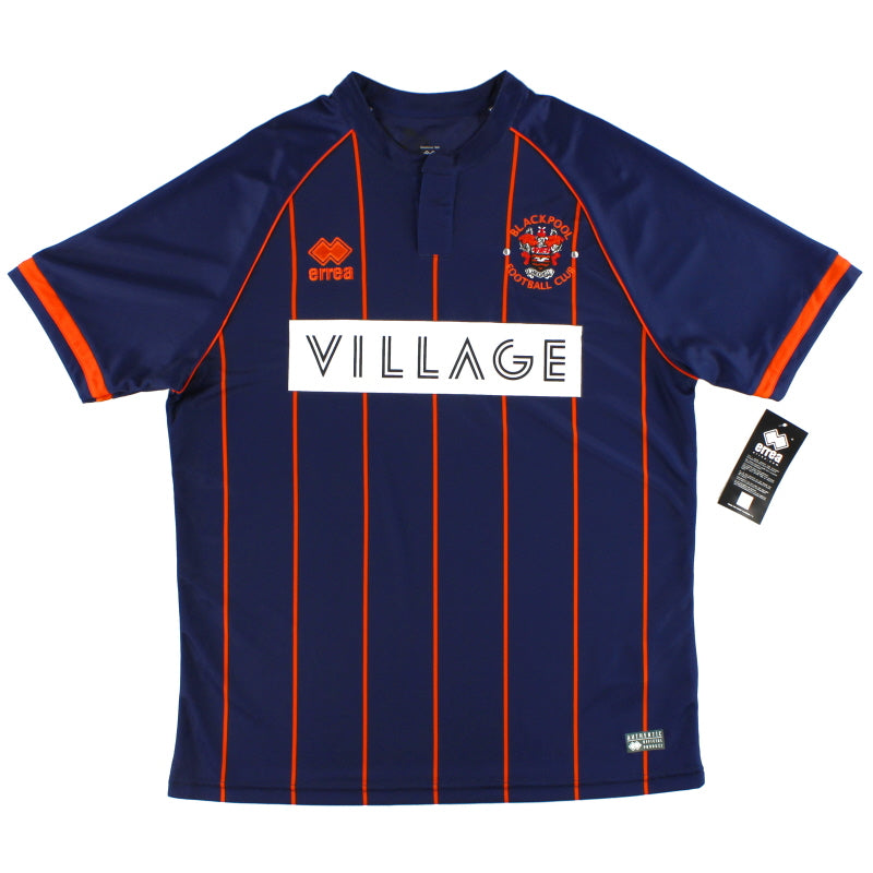 2015-16 Blackpool Errea Auswärtstrikot *mit Etiketten* S
