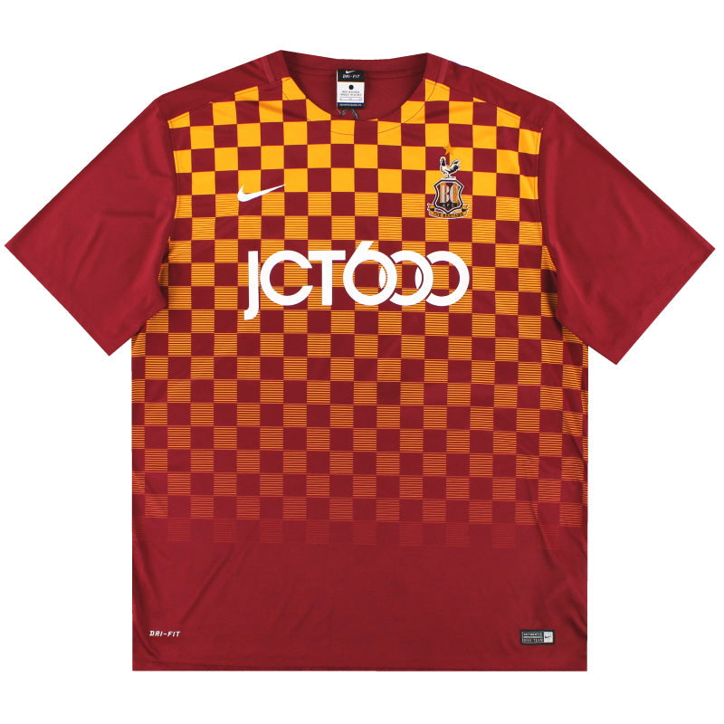 2015-16 Bradford City Nike Heimtrikot *Neuwertig* XL