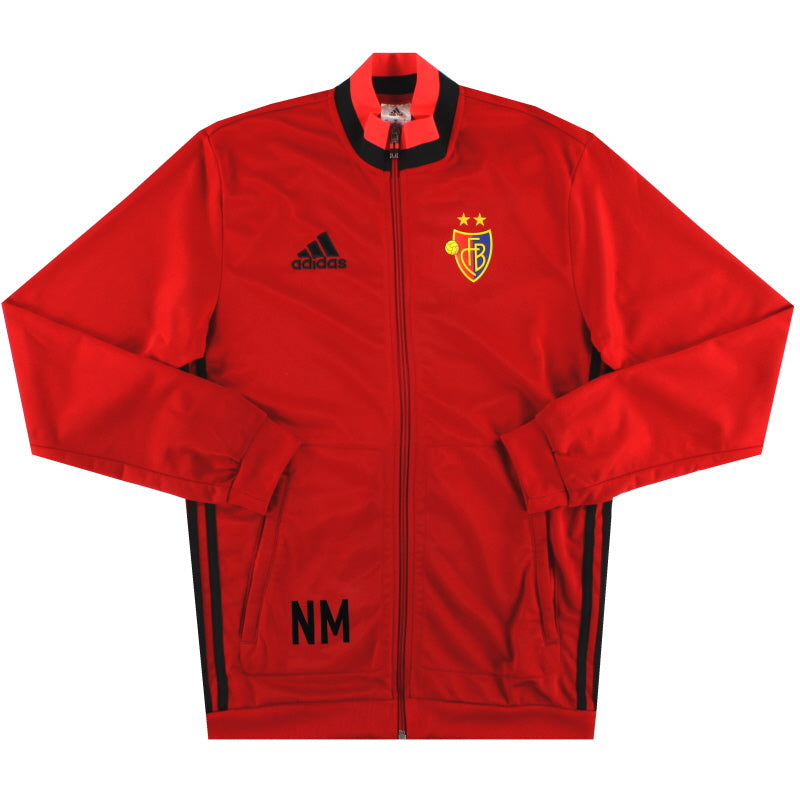 2015-16 FC Basel adidas Spieler-Trainingsjacke S