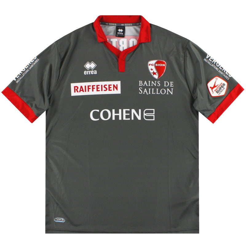 2015-16 FC Sion Errea Auswärtstrikot XL
