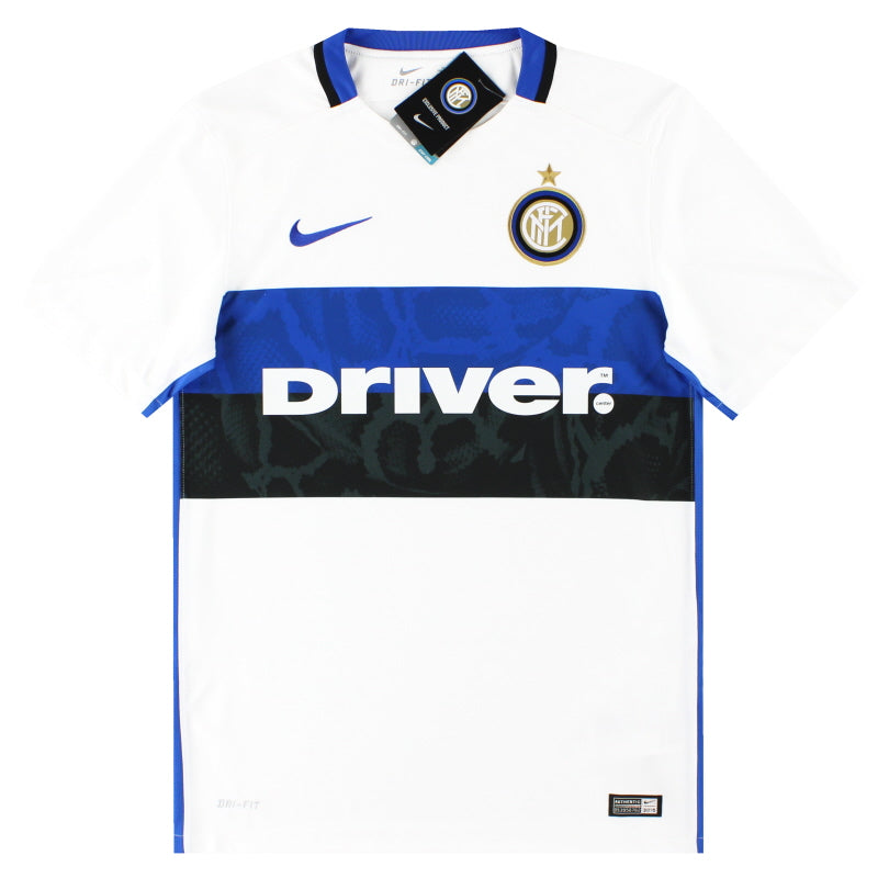 2015-16 Inter Mailand Nike Heimtrikot *mit Etiketten* S