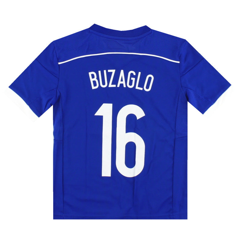 2015-16 Israel adidas Heimtrikot Buzaglo #16 *mit Etikett* Gr. S (Jungen)