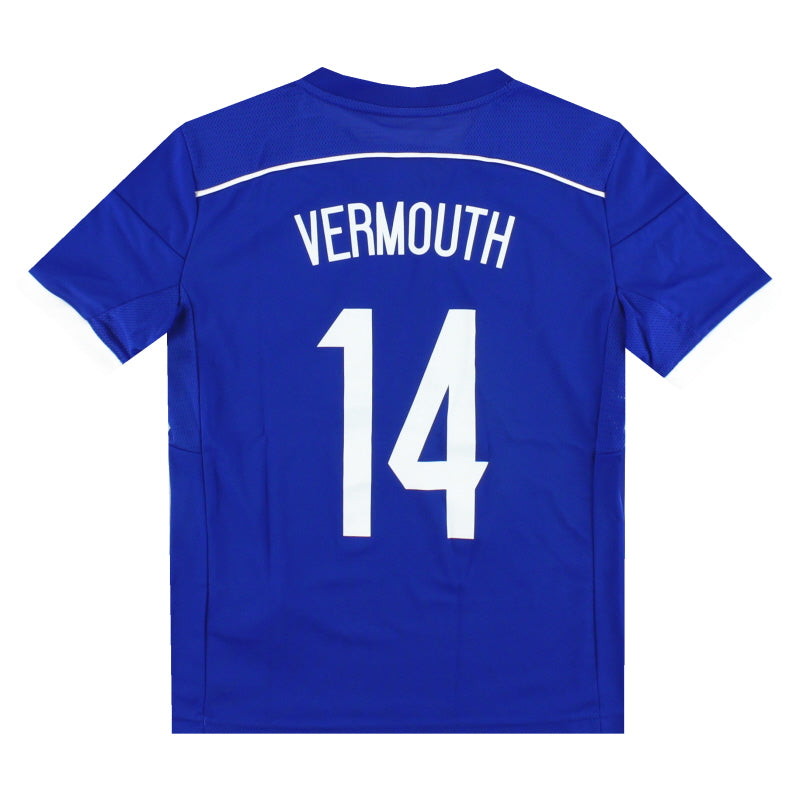 2015-16 Israel adidas Heimtrikot Wermut #14 *mit Etiketten* Jungen M