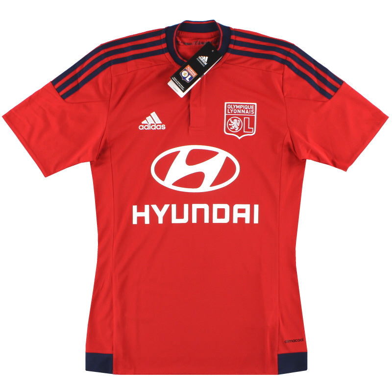 2015-16 Lyon adidas Auswärtstrikot *m/Etiketten* XS