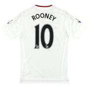 2015-16 Manchester United adidas Auswärtstrikot Rooney #10 *Neuwertig* S