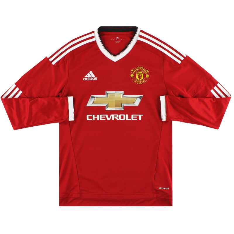 2015/16 Manchester United adidas Heimtrikot L/S M