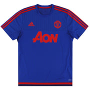 2015-16 Manchester United adidas adizero Trainingsshirt XS