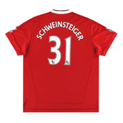 2015-16 Manchester United adidas Heimtrikot Schweinsteiger #31 *Neuwertig* M