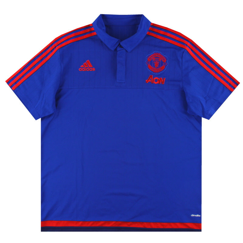 2015-16 Manchester United adidas Poloshirt XL