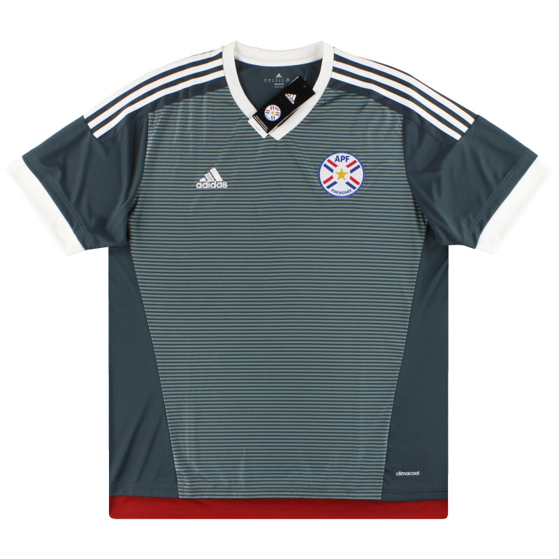 2015-16 Paraguay adidas Copa América Auswärtstrikot *m. Etikett* M