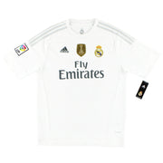 2015-16 Real Madrid adidas Heimtrikot *m. Etiketten* S