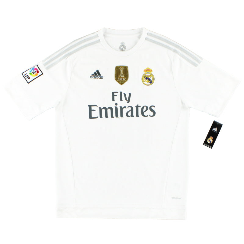 2015-16 Real Madrid adidas Heimtrikot *m. Etiketten* S
