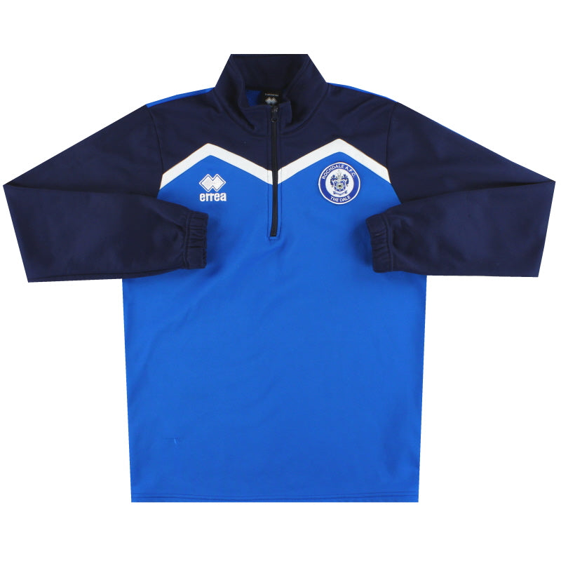 2015-16 Rochdale Errea 1/4 Zip Trainingsoberteil M